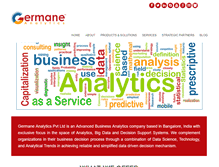 Tablet Screenshot of germane-analytics.com